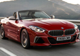 BMW Z4 M40i red convertible