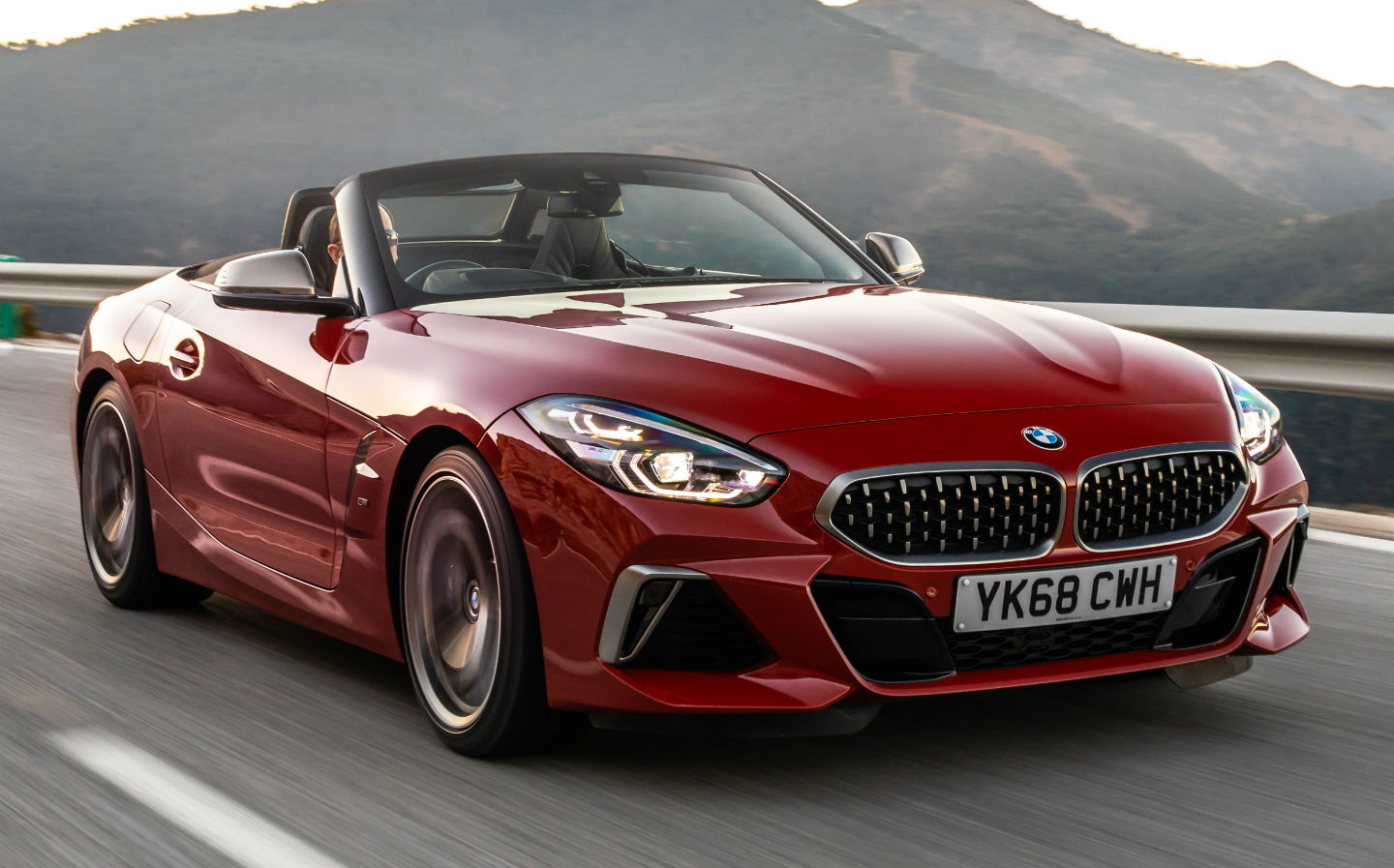 BMW Z4 M40i red convertible