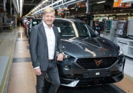 Wayne Griffiths at a cupra plant