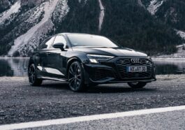 Audi S3 on a mountain road