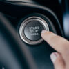 start stop button on a car