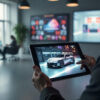 slot games with cars on tablet screen