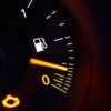 yellow fuel light on a car