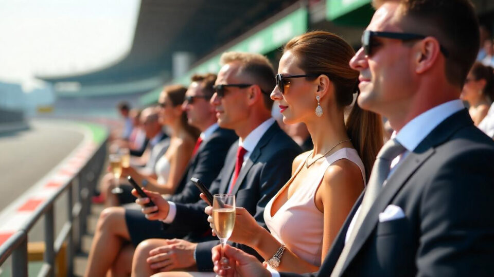 VIPs bet on Formula 1