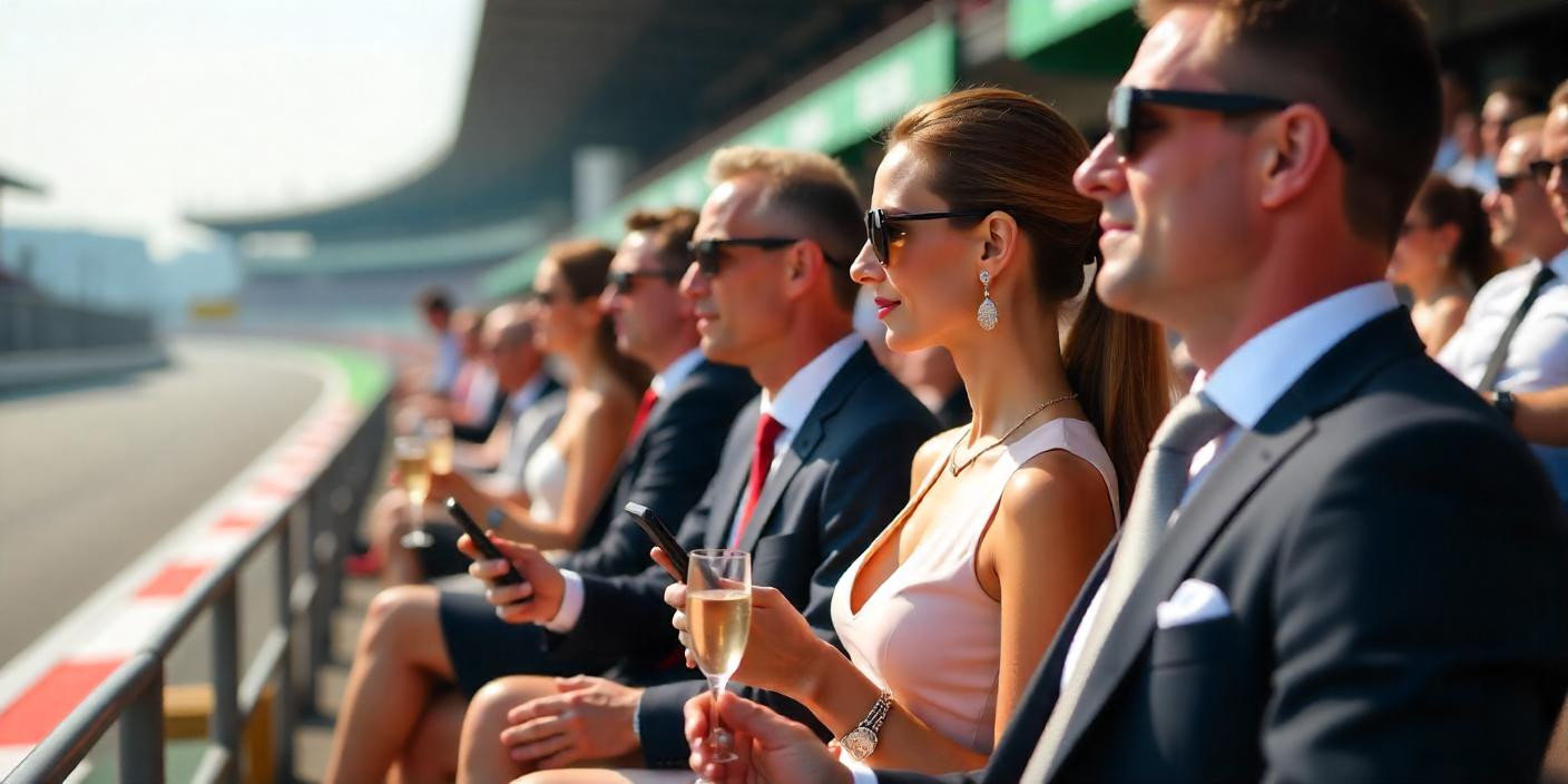 VIPs bet on Formula 1