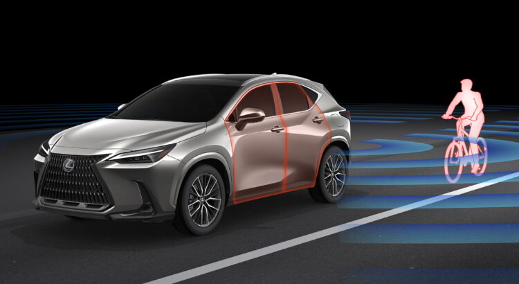 Lexus с технология за намаляване на инциденти с колоездачи 1 Lexus с технология за намаляване на инциденти с колоездачи - nxc6010 safeexitassist