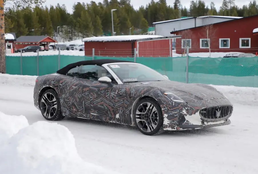 Maserati Grancabrio Folgore е отличник и на ледена писта - maz