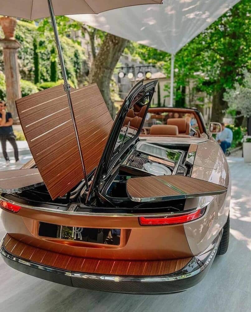 rolls royce boat tail