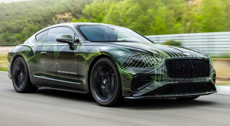 Bentley Continental GT: хибрид със 771 кс - 2025 bentley continental gt teaser