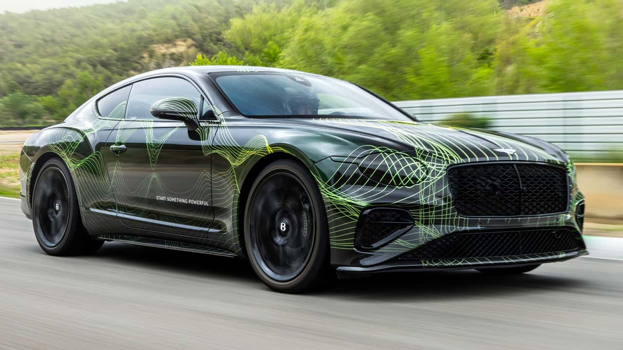 Bentley Continental GT: хибрид със 771 кс - 2025 bentley continental gt teaser