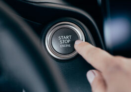 start stop button on a car