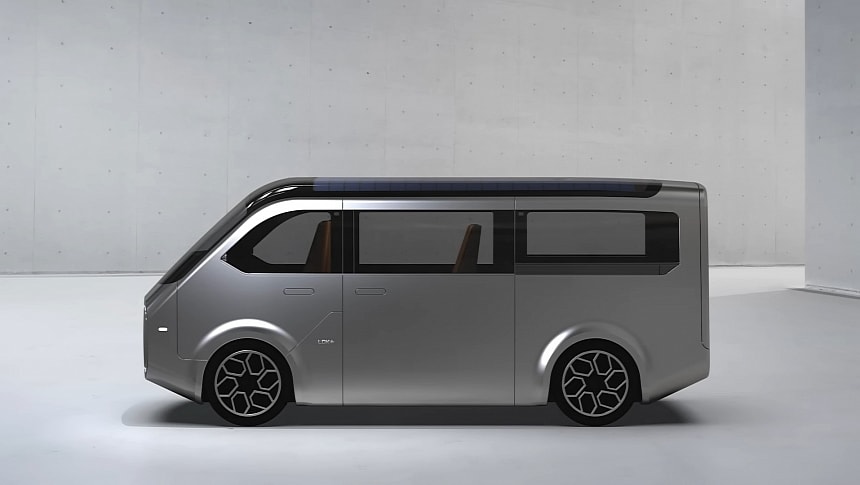 Автомобилът като киносалон: Концепцията на Sharp 4 Концепцията на Sharp