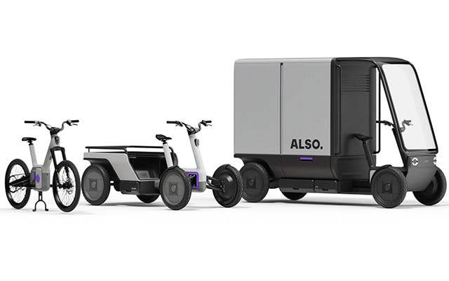 ALSO, отделена от Rivian, представи модулен електрически велосипед TM 4 Rivian